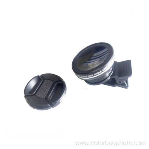 Wide angle mobile phone telescope fish eye lens